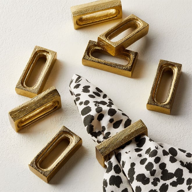 Gold plastic napkin rings outlet