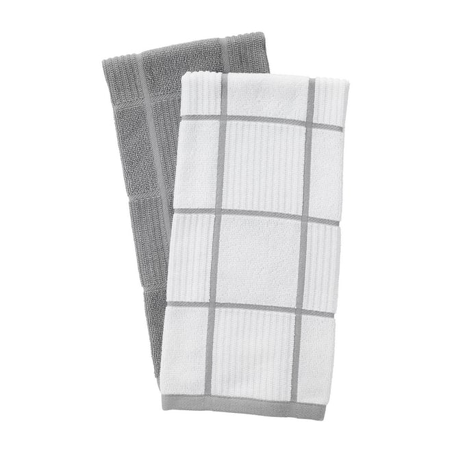 Cotton Kitchen Towels Black and White Checkered Dish Towels 