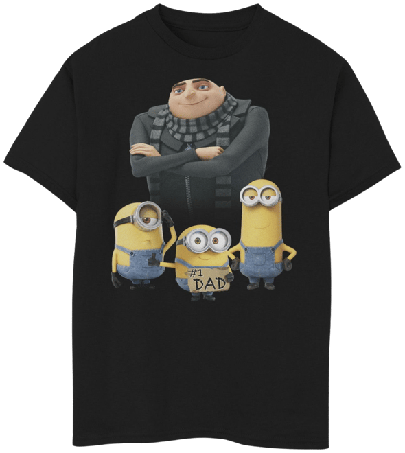 Check out this transparent Despicable Me Gru with Girls and Minions PNG  image