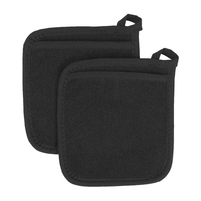 Ritz Pocket Mitt Black 2-pc. Pot Holders, Color: Black - JCPenney