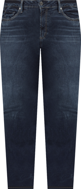 Plus Size Suki Mid Rise Straight Leg Jeans