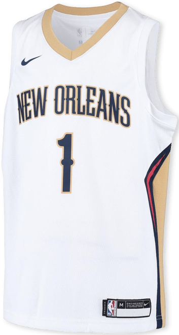 Big Boys  Zion Williamson White New Orleans Pelicans Swingman Player Jersey