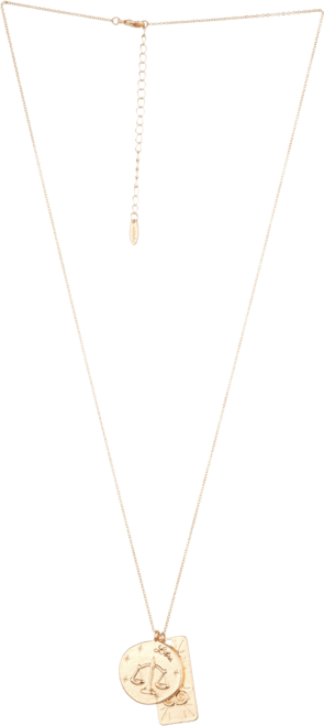 Women's Zodiac Double Charm Necklace