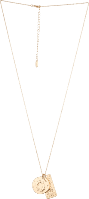 Women's Zodiac Double Charm Necklace