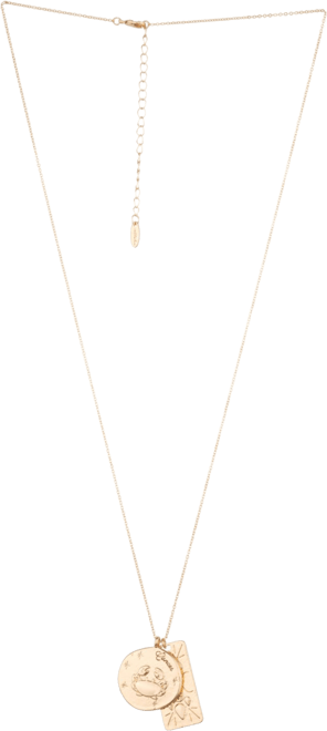 Women's Zodiac Double Charm Necklace