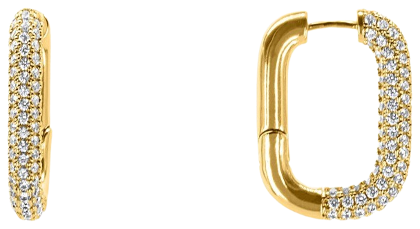 Women's Chi 18K Gold Plated Brass Earrings