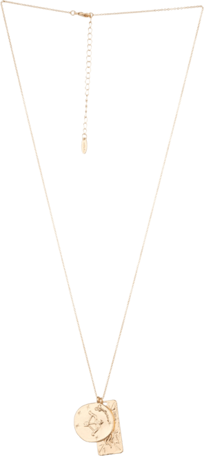 Women's Zodiac Double Charm Necklace