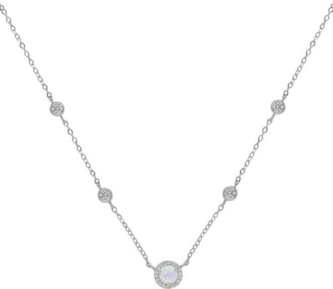 Olivia Opal And Crystal Women's Necklace