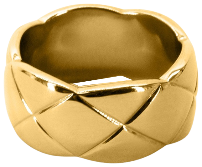 Nneoma 1/2" Ring in 18K Gold- Plated Brass