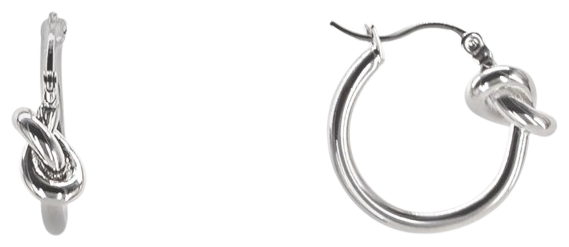 Knot Small Hoop Earrings