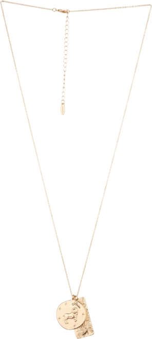 Women's Zodiac Double Charm Necklace