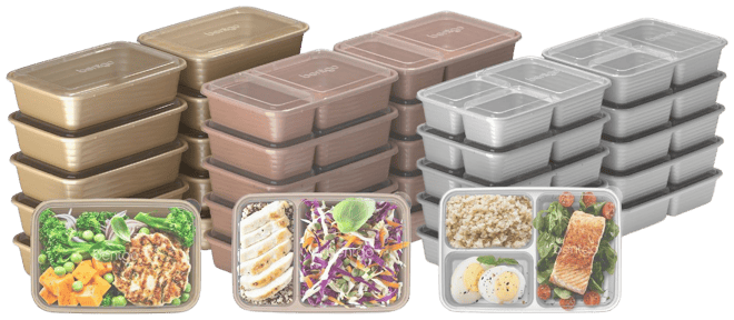Bentgo Gleam Metallics Collection Portion Container Meal Prep Kit - Shop  Food Storage at H-E-B