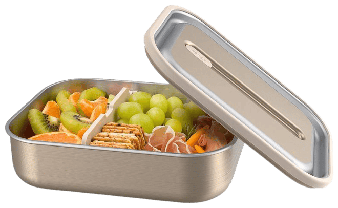 Bentgo Kids' Stainless Steel Leakproof 3 Compartments Bento-style