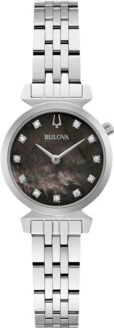 Women's Classic Regatta Diamond-Accent Stainless Steel Bracelet Watch 24mm