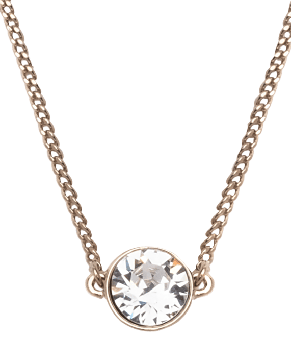 Crystal Pendant Necklace, 16" + 2" Extender
