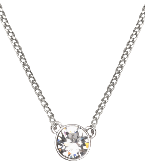 , Crystal Pendant Necklace, 16" + 2" Extender