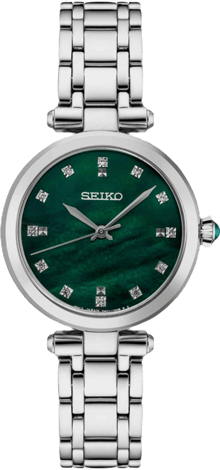 Women's Diamond (1/8 ct. t.w.) Stainless Steel Bracelet Watch 30mm