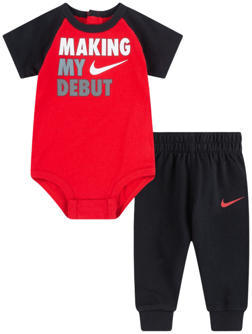 Nike Mini Me Baby (0-9M) 3-Pack Bodysuits