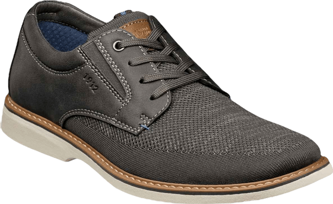 Men's Otto Knit Plain Toe Lace Up Oxford Shoes