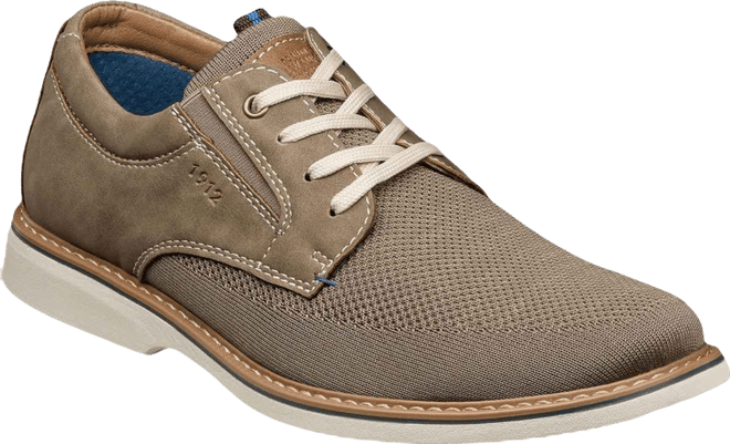 Men's Otto Knit Plain Toe Lace Up Oxford Shoes