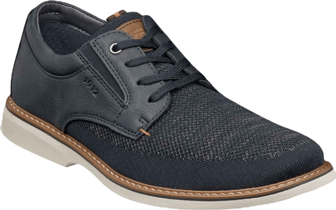 Men's Otto Knit Plain Toe Lace Up Oxford Shoes