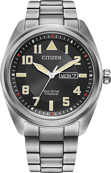 Eco-Drive Men's Garrison Stainless Steel Bracelet Watch 42mm