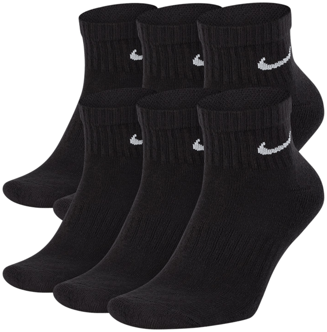 Nike Everyday Cushioned Calcetines de entrenamiento hasta el tobillo (6 pares)