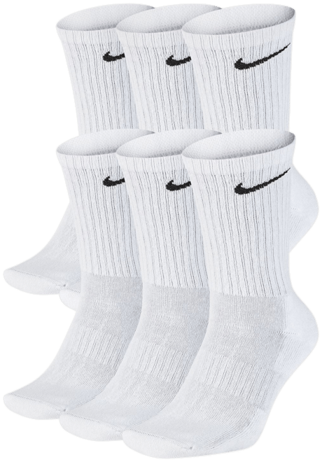 Image of Nike Everyday Cushioned Training Crew Socks (6 Pairs)