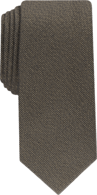 Men's Metallic Texture Slim Tie, Created for Macy's