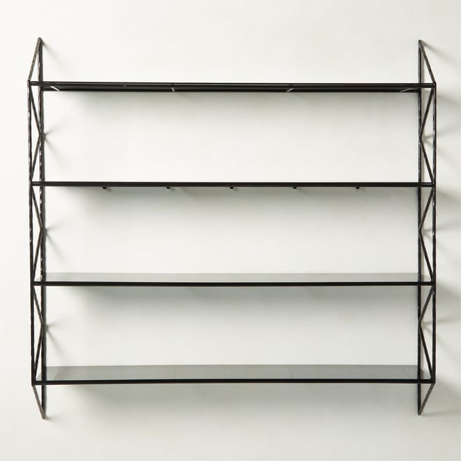 Wall mounted deals vertical bookshelf