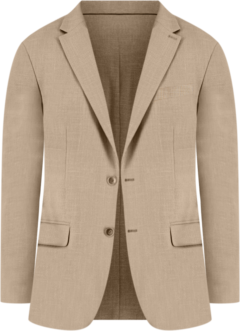 Men's Modern-Fit Wool Th-Flex Stretch Suit Separates Jacket