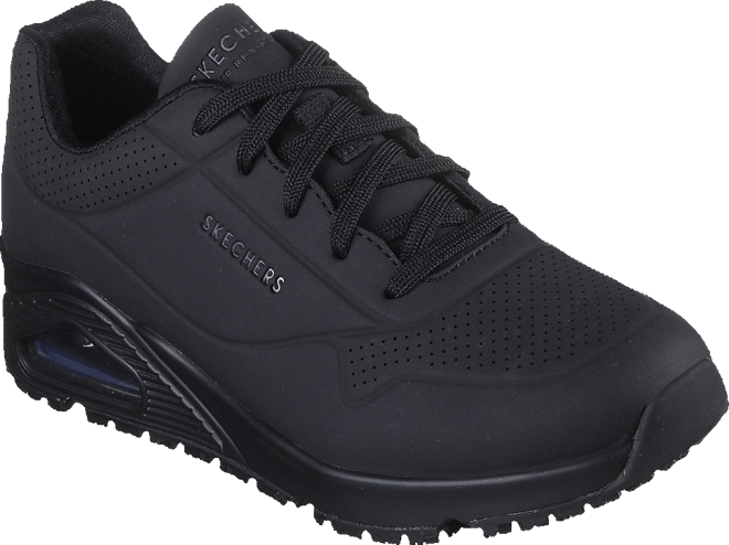 Skechers Womens Uno Slip Resistant Work Shoes Color Black JCPenney