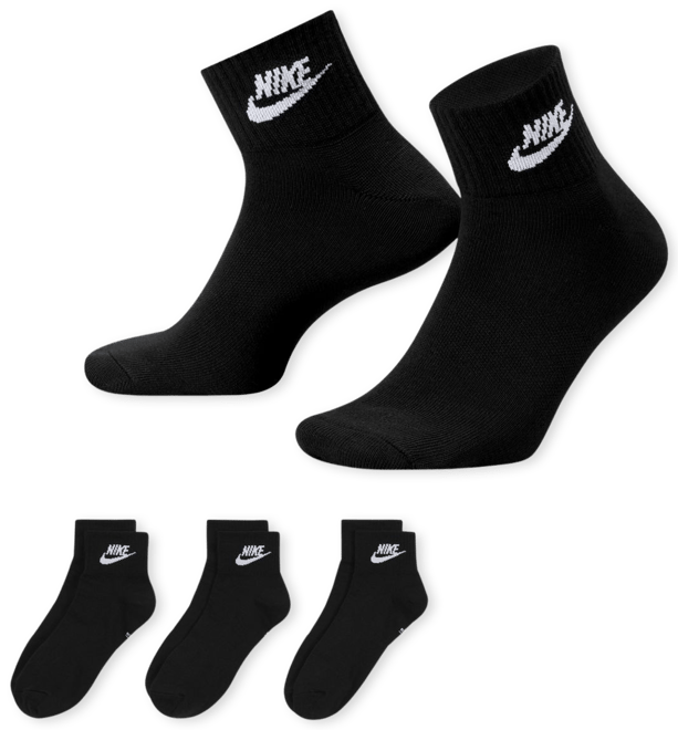 Image of Nike Everyday Essential Ankle Socks (3 Pairs)