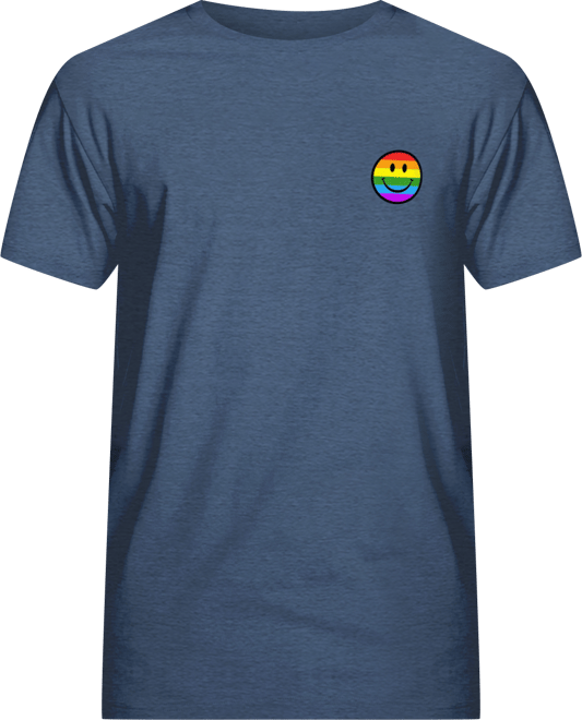 Men's Smiley Rainbow Graphic T-shirt