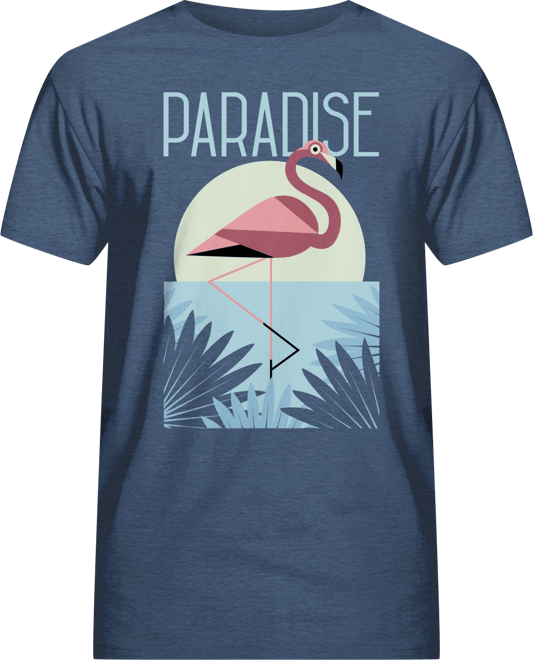 Men's Flamingo Palms Paradise Graphic T-shirt