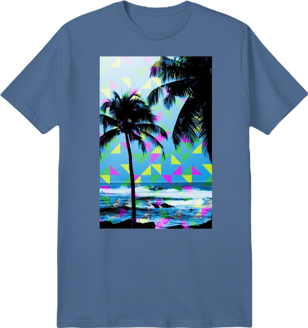 Men's Triangle Tropic Graphic T-shirt