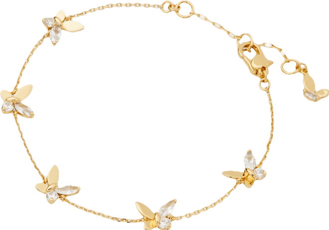 Kate Spade New York Gold-Tone Crystal Social Butterfly Station