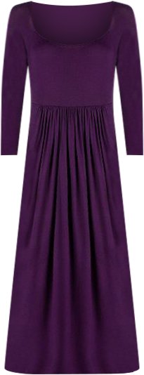 24seven Comfort Apparel Plus Womens Pleated Open Chest Maxi Dress