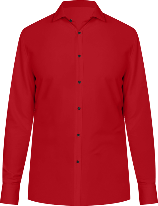 Men's Regular Fit Solid Wrinkle Free Performance Dress Shirt