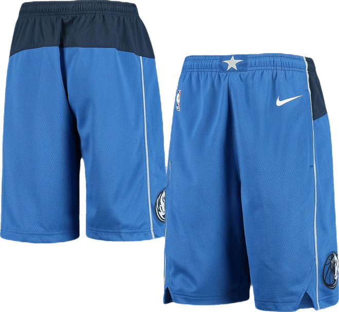 Big Boys Nike Blue Dallas Mavericks 2020 21 Swingman Shorts Icon Edition Macy s