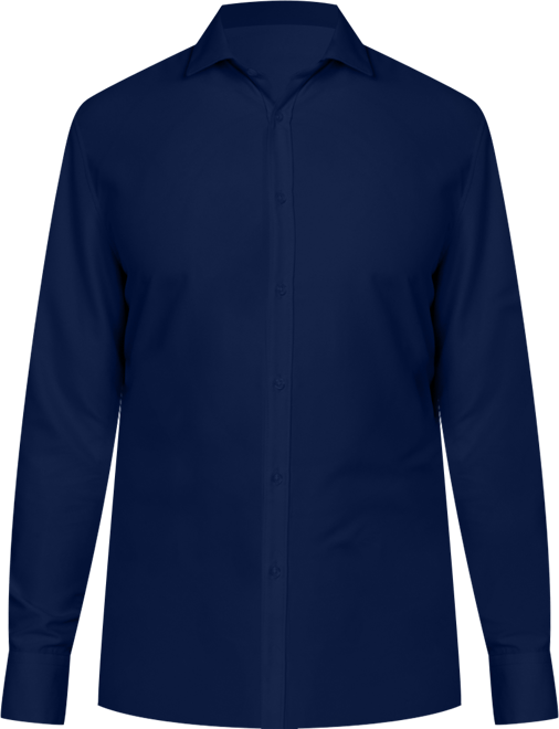 Men's Regular Fit Solid Wrinkle Free Performance Dress Shirt