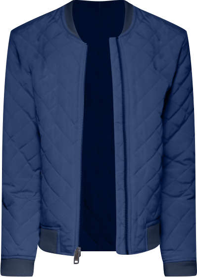 Women's Diamond Quilted Casual Bomber Jacket