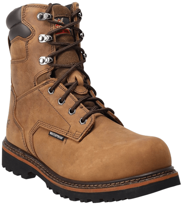 8 inch composite shop toe work boots