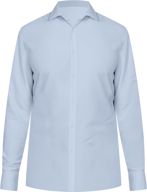Men's Regular Fit Solid Wrinkle Free Performance Dress Shirt
