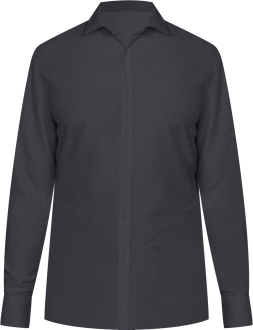 Men's Regular Fit Solid Wrinkle Free Performance Dress Shirt