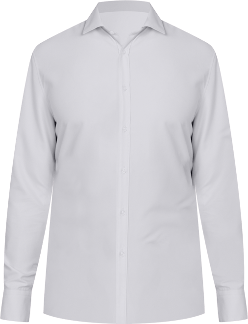 Men's Regular Fit Solid Wrinkle Free Performance Dress Shirt