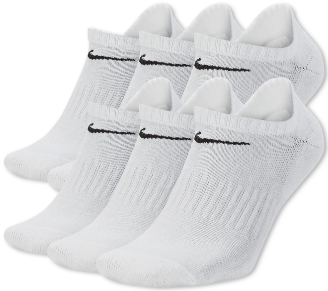 Nike Everyday Cushioned Training No-Show Socks (6 Pairs)
