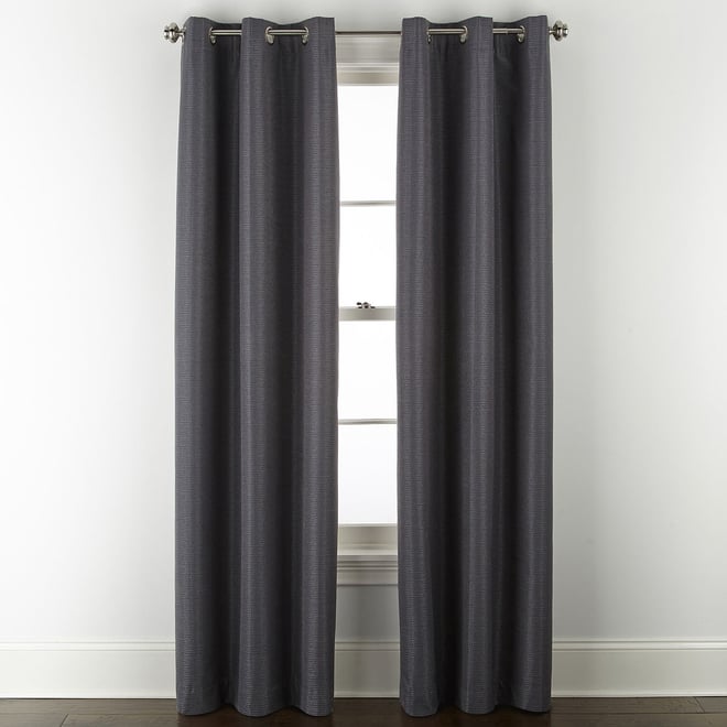 Home Expressions Allister Grommet Top Energy Saving 100% Blackout Single Curtain Panel