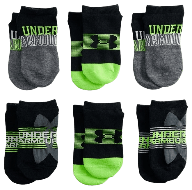 Boys under armour crew hot sale socks