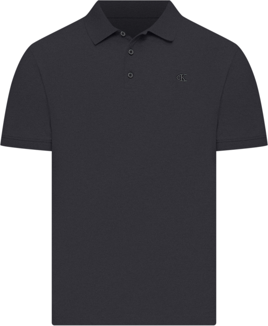 Klein Logo Polo Shirt Smooth - Cotton Men\'s Macy\'s Monogram Regular-Fit Calvin